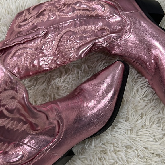 BILLINI DANILO PINK METALLIC boots - Picture 3 of 9